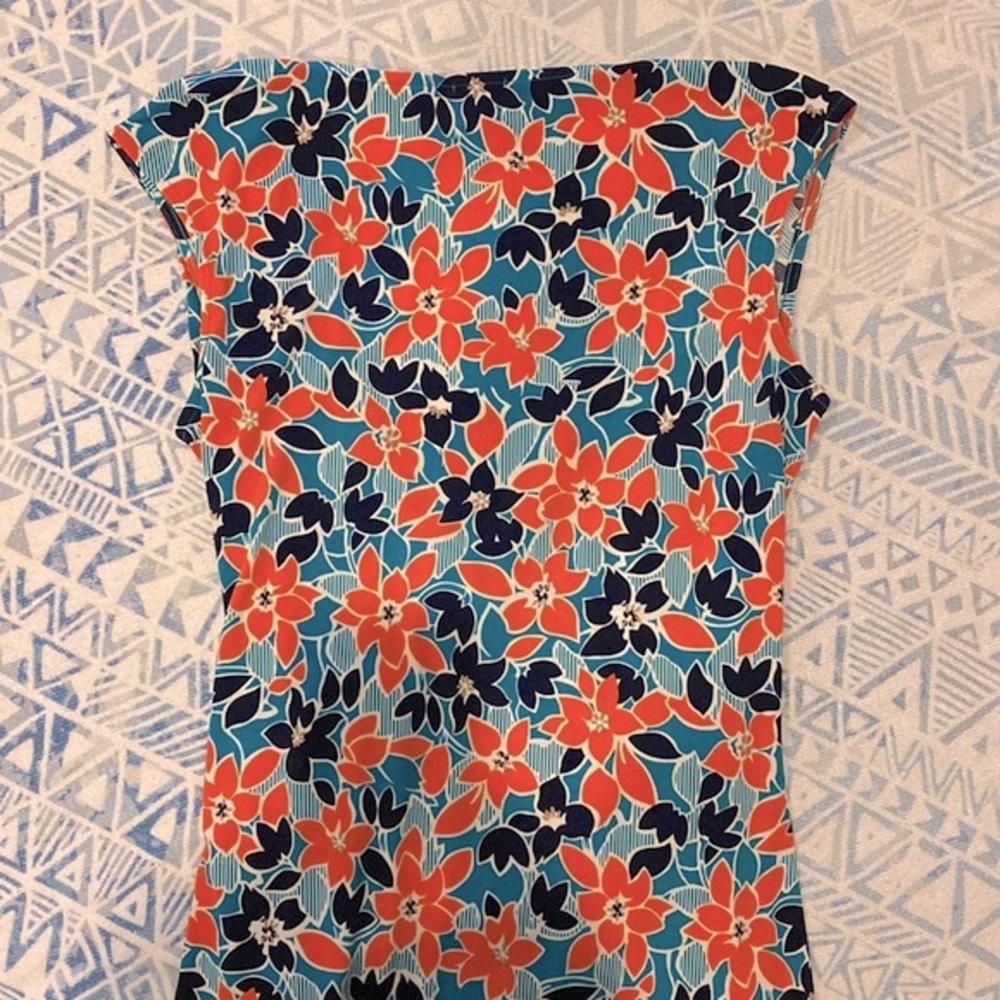 Anne Klein Vibrant Floral Dress - Picture 7 of 7
